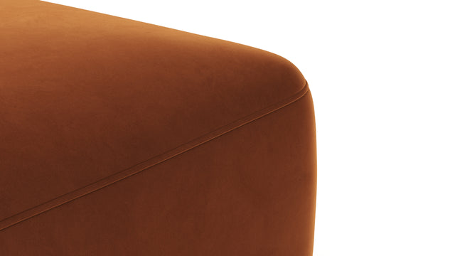 Muse - Muse Module, Corner, Burnt Orange Velvet