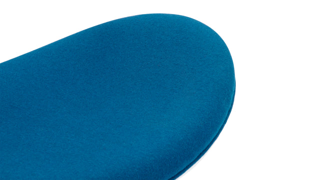 Alpha - Alpha Egg Ottoman, Indigo Blue Wool