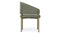 Esme - Esme Dining Chair, Sage Vegan Suede and Brushed Brass