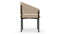 Esme - Esme Dining Chair, Latte Vegan Suede and Black