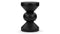 Chess - Chess Indoor/Outdoor Side Table, Black Concrete