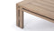 Lusso - Lusso Outdoor Coffee Table, Weathered Teak