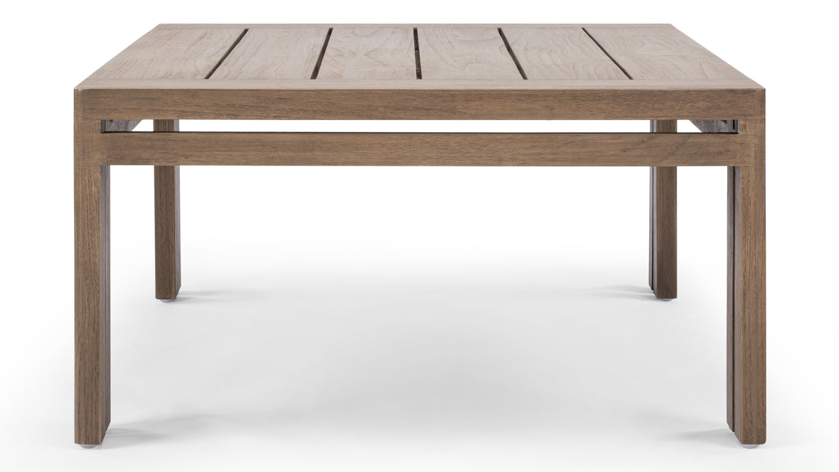 Lusso - Lusso Outdoor Coffee Table, Weathered Teak