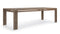 Lusso - Lusso Outdoor Dining Table, Weathered Teak