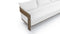 Lusso - Lusso Outdoor Sofa, Weathered Teak with White Cushions