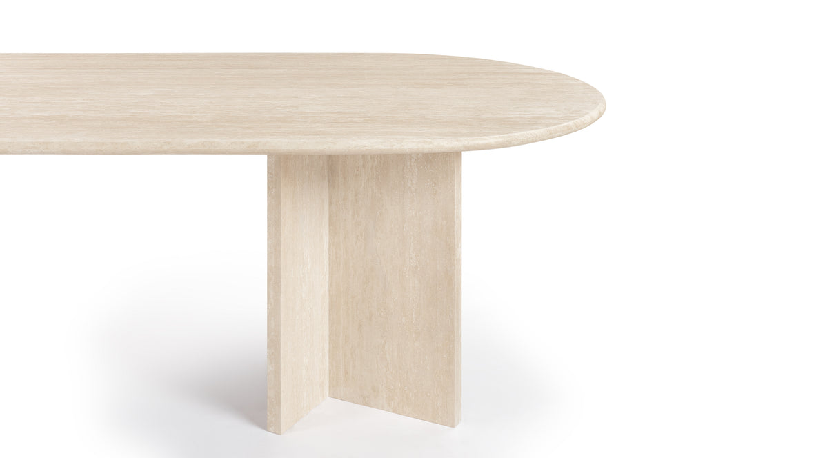 Maui - Maui Dining Table, Travertine