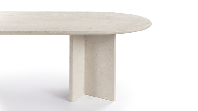 Maui - Maui Dining Table, Limestone