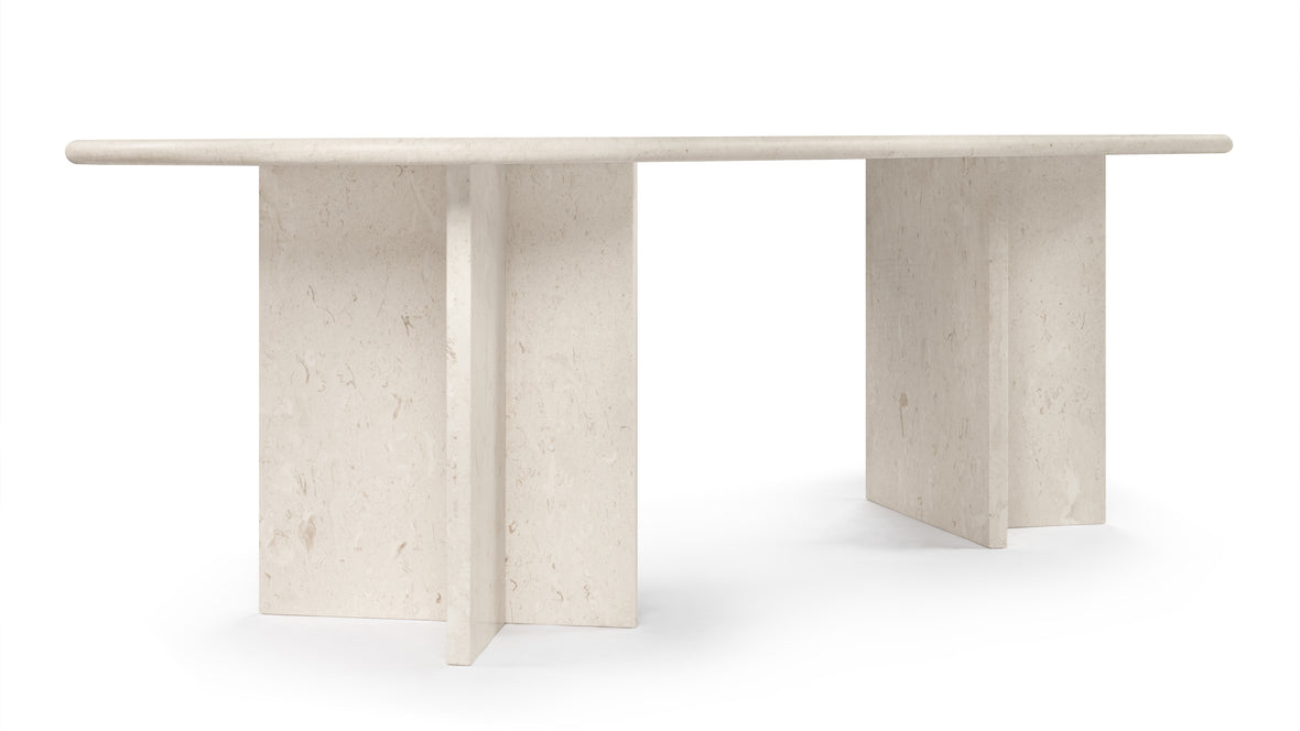 Maui - Maui Dining Table, Limestone