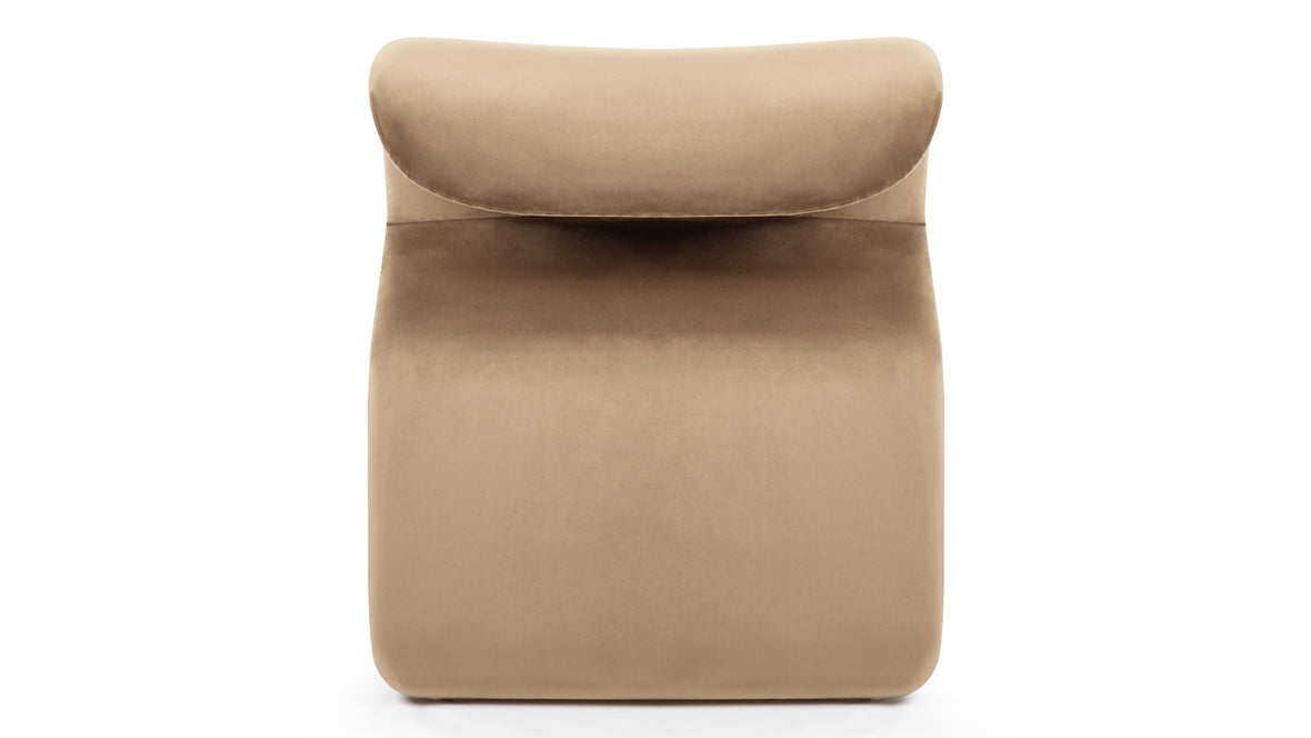 Etcetera - Etcetera Lounge Chair, Tan Velvet