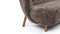 Petra - Petra Sofa, Frosted Coco Luxe Sheepskin and Walnut