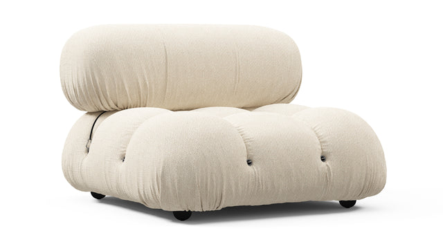 Bellini Outdoor - Mario Bellini Outdoor Module, Armless, Cream Chunky Performance Weave