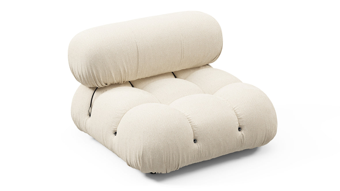 Bellini Outdoor - Mario Bellini Outdoor Module, Armless, Cream Chunky Performance Weave