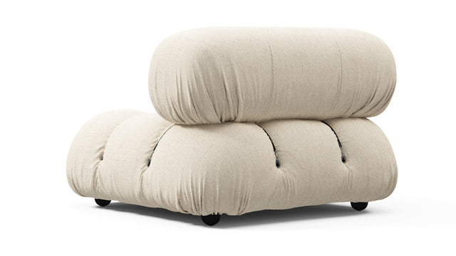 Bellini Outdoor - Mario Bellini Outdoor Module, Armless, Cream Chunky Performance Weave