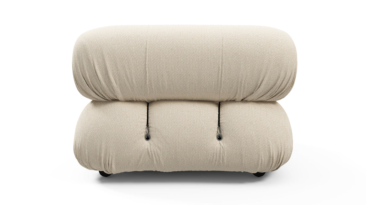 Bellini Outdoor - Mario Bellini Outdoor Module, Armless, Cream Chunky Performance Weave