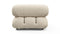 Bellini Outdoor - Mario Bellini Outdoor Module, Armless, Cream Chunky Performance Weave