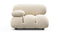 Bellini Outdoor - Mario Bellini Outdoor Module, Left Arm, Cream Chunky Performance Weave