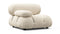 Bellini Outdoor - Mario Bellini Outdoor Module, Left Arm, Cream Chunky Performance Weave