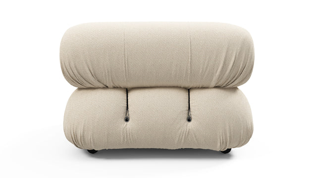 Bellini Outdoor - Mario Bellini Outdoor Module, Left Arm, Cream Chunky Performance Weave