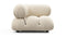 Bellini Outdoor - Mario Bellini Outdoor Module, Left Corner, Cream Chunky Performance Weave