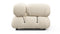 Bellini Outdoor - Mario Bellini Outdoor Module, Left Corner, Cream Chunky Performance Weave