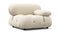 Bellini Outdoor - Mario Bellini Outdoor Module, Right Arm, Cream Chunky Performance Weave