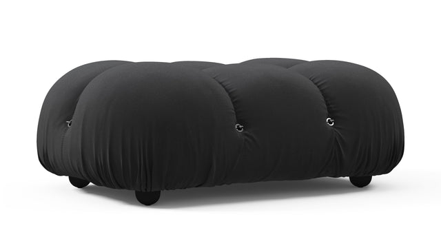 Bellini Outdoor - Mario Bellini Outdoor Ottoman, Black Performance Weave