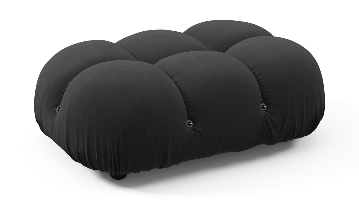 Bellini Outdoor - Mario Bellini Outdoor Ottoman, Black Performance Weave