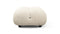 Bellini Outdoor - Mario Bellini Outdoor Ottoman, Cream Chunky Performance Weave