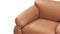 Sesann - Sesann Lounge Chair, Chestnut Vegan Leather