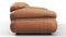 Sesann - Sesann Three Seater Sofa, Chestnut Vegan Leather