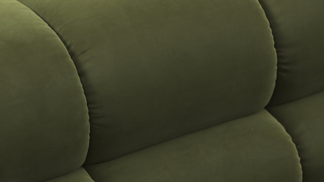 Tufty - Tufty Module, Armless Chaise, Thyme Luxe Velvet