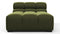 Tufty - Tufty Module, Armless Chaise, Thyme Luxe Velvet