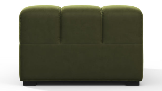 Tufty - Tufty Module, Armless Chaise, Thyme Luxe Velvet