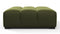 Tufty - Tufty Ottoman, Thyme Luxe Velvet