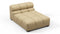 Tufty Outdoor - Tufty Outdoor Module, Armless Chaise, Latte Performance Weave