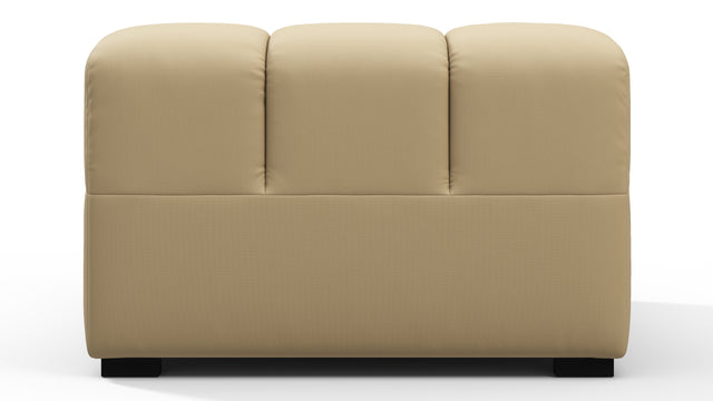 Tufty Outdoor - Tufty Outdoor Module, Armless Chaise, Latte Performance Weave