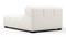 Tufty Outdoor - Tufty Outdoor Module, Armless Chaise, Soft White Performance Weave