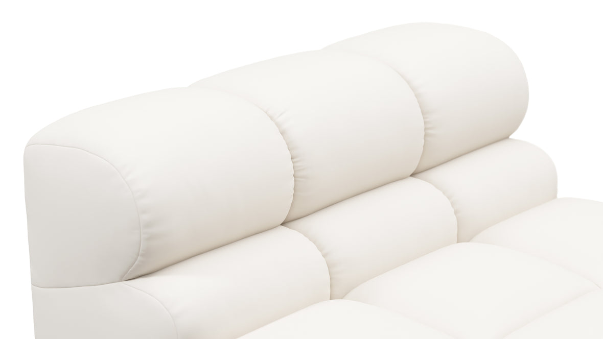 Tufty Outdoor - Tufty Outdoor Module, Armless, Soft White Performance Weave