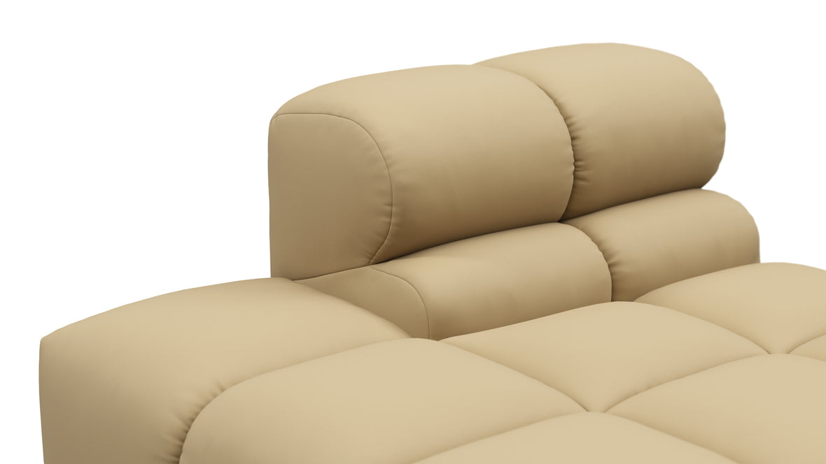 Tufty Outdoor - Tufty Outdoor Module, Left Chaise, Armless, Latte Performance Weave