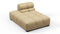 Tufty Outdoor - Tufty Outdoor Module, Left Chaise, Armless, Latte Performance Weave