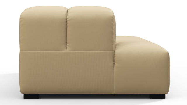 Tufty Outdoor - Tufty Outdoor Module, Left Chaise, Armless, Latte Performance Weave