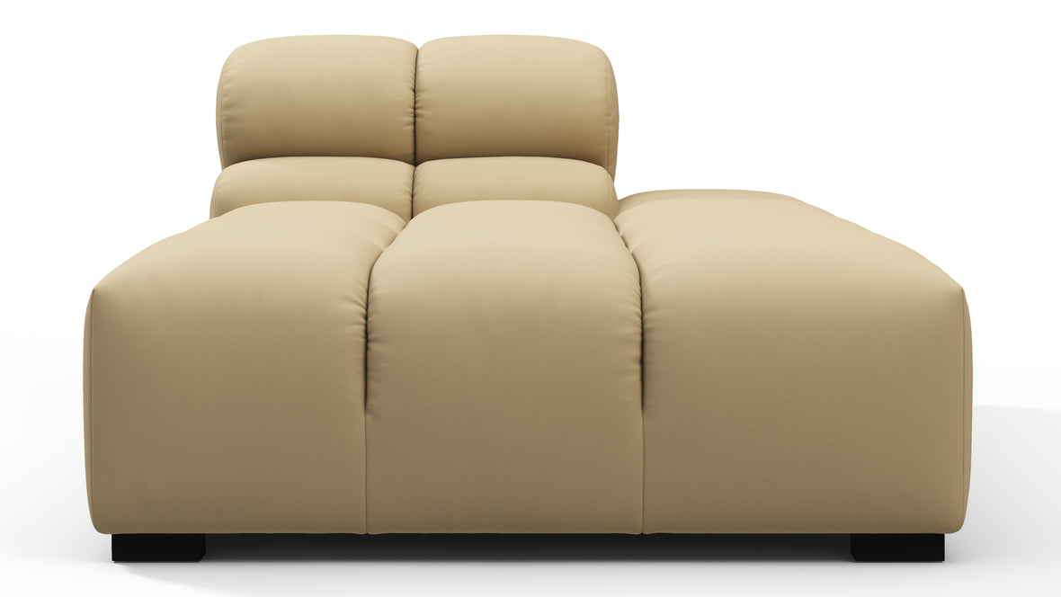 Tufty Outdoor - Tufty Outdoor Module, Right Chaise, Armless, Latte Performance Weave