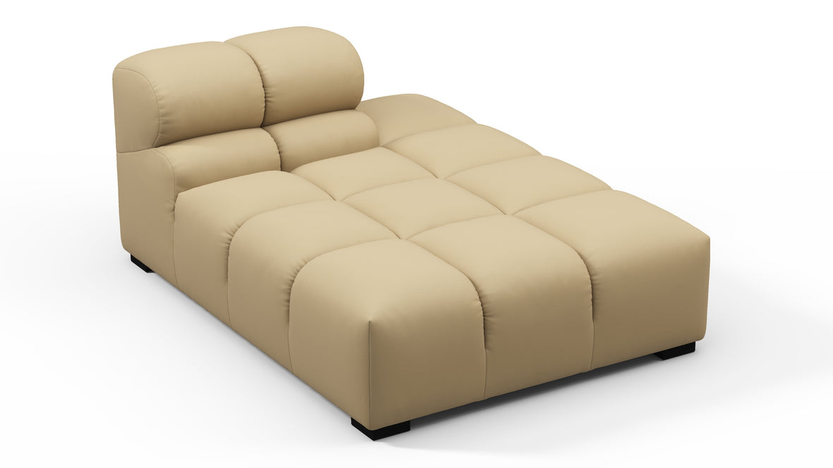 Tufty Outdoor - Tufty Outdoor Module, Right Chaise, Armless, Latte Performance Weave