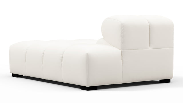 Tufty Outdoor - Tufty Outdoor Module, Right Chaise, Armless, Soft White Performance Weave