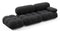 Bellini Outdoor - Mario Bellini Outdoor Open End Sofa, Left, Black Performance Weave