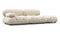 Bellini Outdoor - Mario Bellini Outdoor Open End Sofa, Right, Cream Chunky Performance Weave