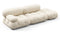 Bellini Outdoor - Mario Bellini Outdoor Open End Sofa, Right, Cream Chunky Performance Weave