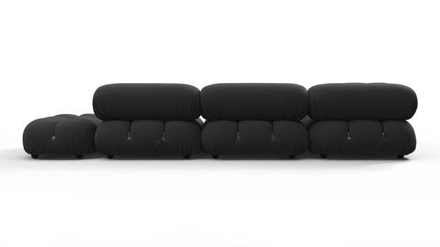 Bellini Outdoor - Mario Bellini Outdoor Sectional, Left Corner, Black Performance Weave