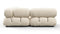 Bellini Outdoor - Mario Bellini Outdoor Sectional, Left Corner, Cream Chunky Performance Weave