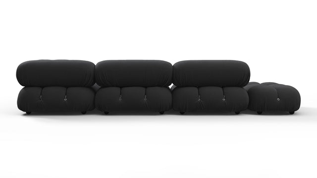 Bellini Outdoor - Mario Bellini Outdoor Sectional, Right Corner, Black Performance Weave